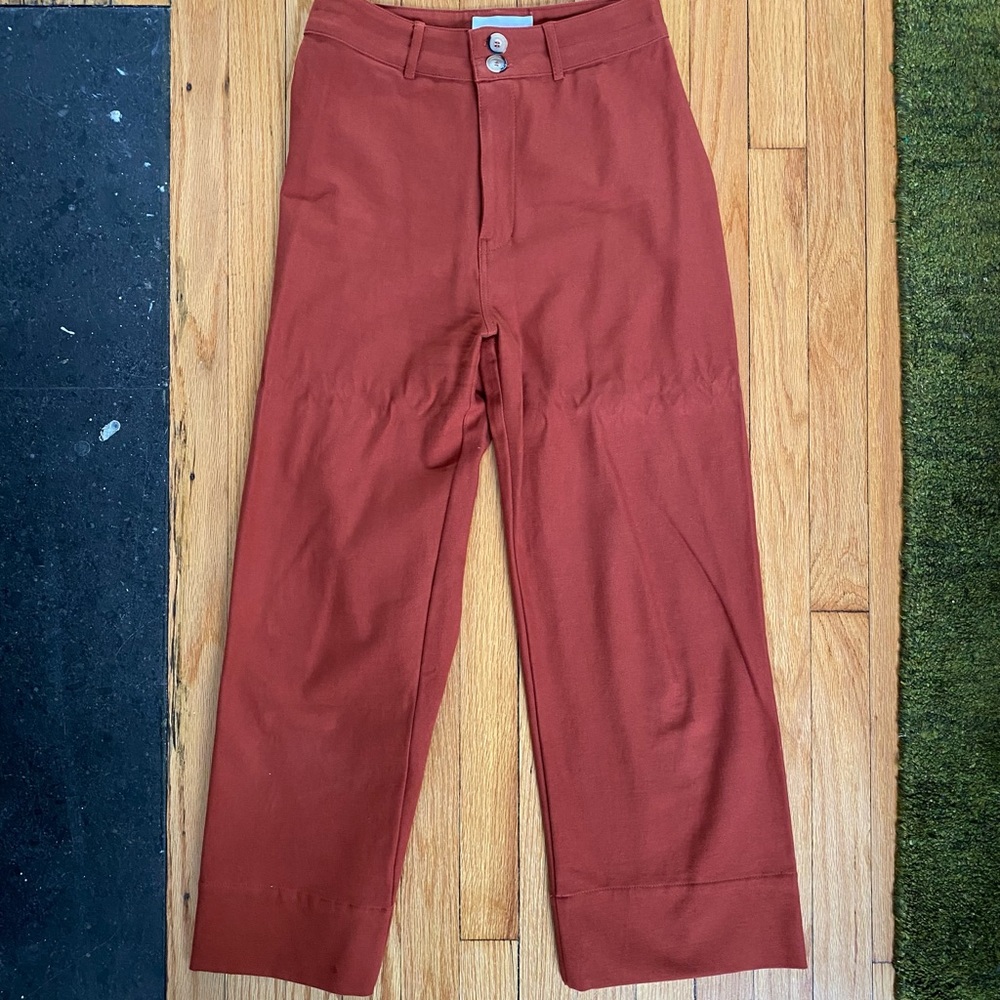 Maria Stanley Luna pant in rust